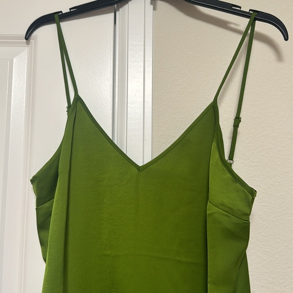 Green slip dress - Picture 2 of 4